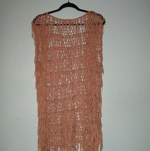 UMGEE adorable fringe vest!